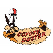 Coyote Duster Air-Cleaner Decal : 1969 Plymouth Roadrunner