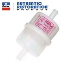 Factory Original 'Date Coded' Plastic Fuel Filter : suit 1960-63 Dodge/Plymouth (5/16")