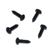 Black Oxide Tapping Screw Set of 5 : Panhead (#6 x 1/2")