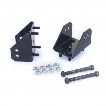 Restoration Adjustable 'R/T Charger' Rear Leaf Spring Hanger Set (bonus nuts and bolt)