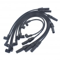 "Classic Black" Spark Plug Lead Set, Eagle 8.0mm Eliminator "Low Resistance" : suit Hemi 6