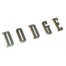 "DODGE" Letter Badge Set : suit 1966-74 Dodge (hood)