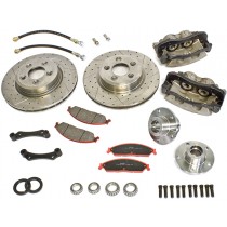 Big Brake Upgrade Kit - 330mm Disc Rotors with Twin Piston Calipers  : suit VG-CM with vented disc brakes fitted