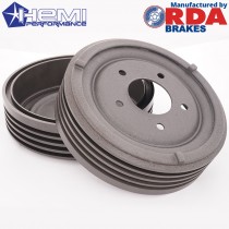 Reproduction Finned Rear Brake Drum : suit VH/VJ/VK/CL (Six Pack / 9 inch)