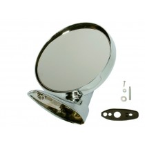 Factory Style Round Chrome Door Mirror "USA Import" - Suit VE/VF/VG - RIGHT (NON-Remote)