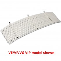 Rear Venetian Blinds : suit VF/VG VIP with small window (White)