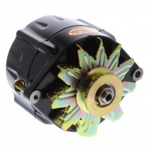 Powermaster BLACK Smooth Look Alternator : 150 AMP : GM/Delco style (Alternator bracket kit also required with this unit)