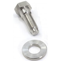 Reproduction "K" frame bolt & washer (stainless steel)