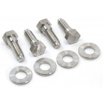 Reproduction "K" frame bolts & washers - SET of 4 - (stainless steel)