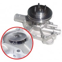 Alloy Water Pump : High volume, enclosed impeller type : Suit Small Block (running thermal clutch drive)