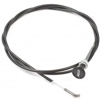Reproduction Bonnet Release Cable : suit VE (Metal bracket, round knob, "L" hook)