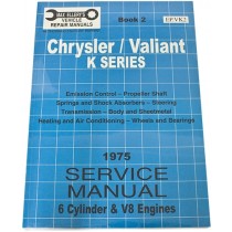 Workshop Service Manual : Valiant 1975 VK (book 2)