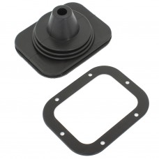 HP Reproduction Rubber 4-Speed Shifter Boot  + Retainer Plate kit