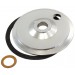 Aluminum Remote Oil Line Adapter Plate (Including Gaskets) : suit Small Block
