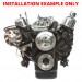 GM Alternator Bracket Set : Small Block Chrysler with Cast Iron Heads