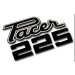 "Pacer 225" Body Decal (black) : suit VF Pacer (Die-Cut)