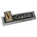 Reproduction "V-Eight" Door Trim Badge : suit VC/VE