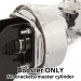 7" Chrome Brake Booster (Single Diaphragm) : suit chrome master cylinder
