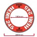 Custom "Hemi 245" Air Cleaner Decal (Red Version)