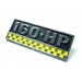 Reproduction "160-HP" Badge (yellow) : suit VE/VF