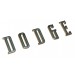 American  "DODGE" Letter Badge Set : suit 1966-74 Dodge (hood)