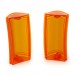 Factory Correct Reproduction Front Indicator Lens - ORANGE : suit VJ/VK (HP's New Mold-Injected Lens Range)